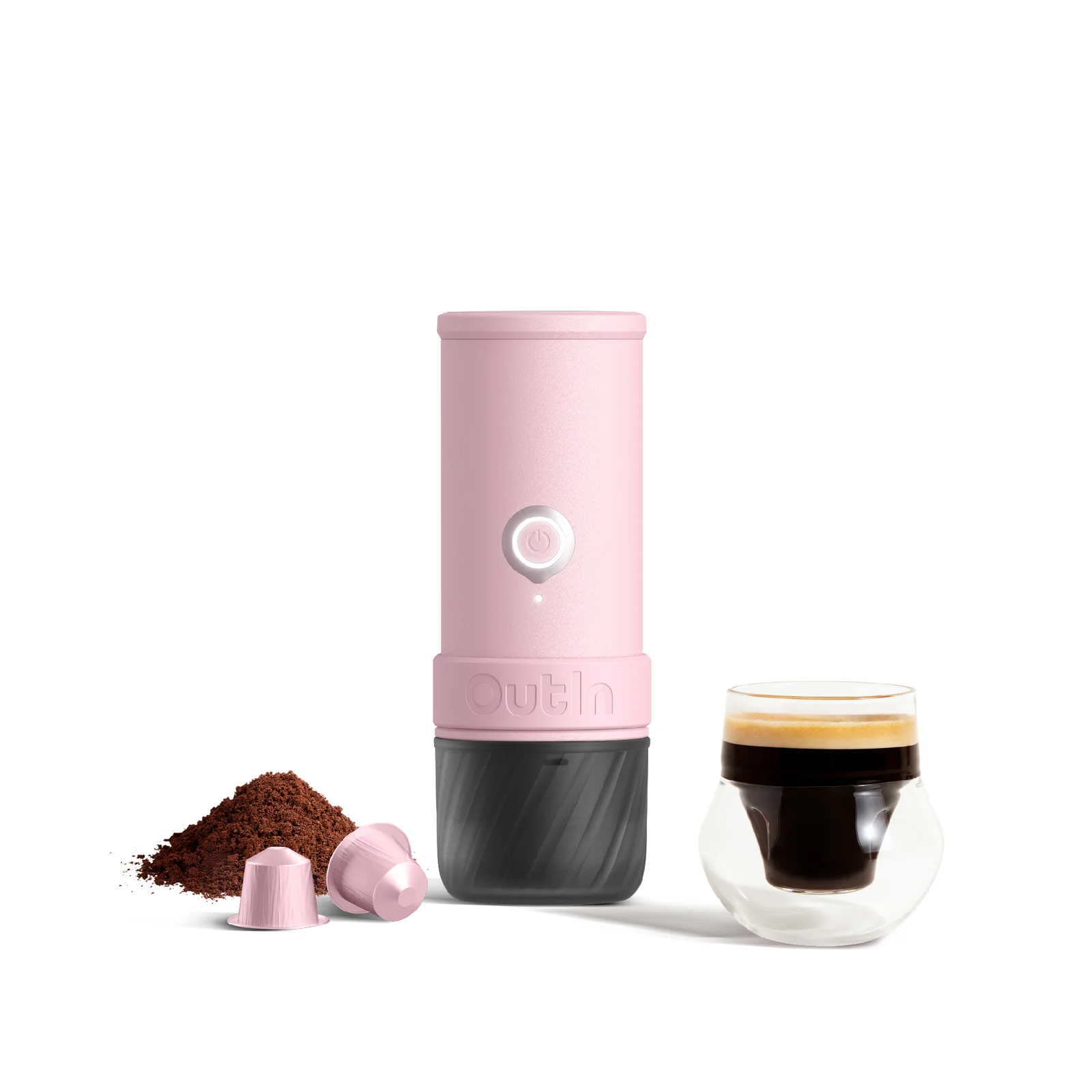 Máy pha cà phê Outin Mino - màu Rose Clay - Ảnh 2