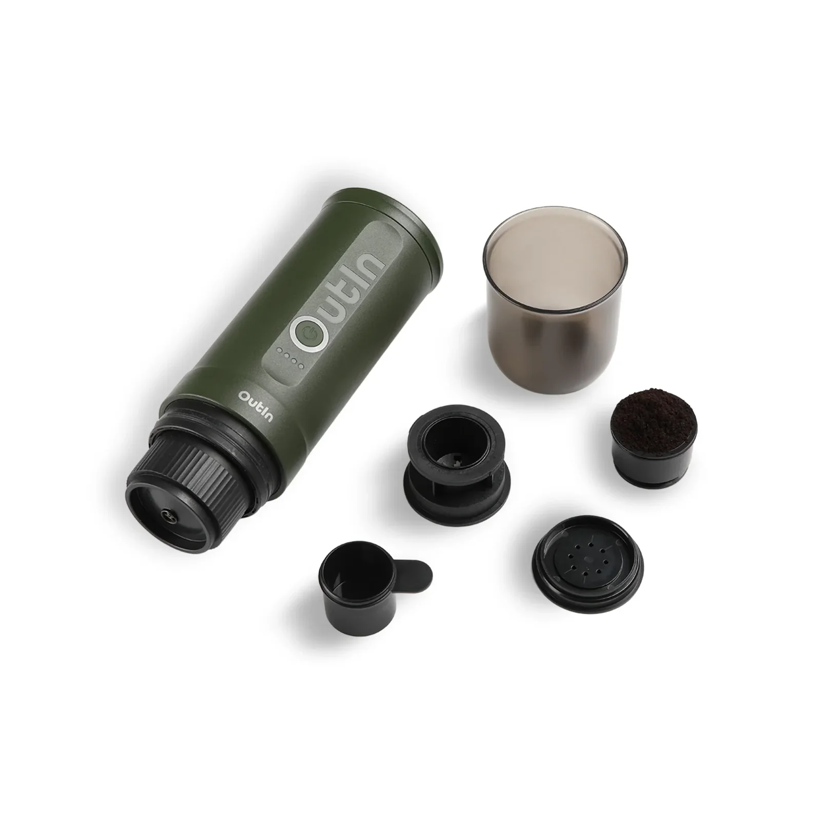 SET Máy pha cà phê OutIn Nano kèm túi đựng - màu Forest Green - Ảnh 3