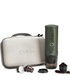 SET Máy pha cà phê OutIn Nano kèm túi đựng -  màu Forest Green