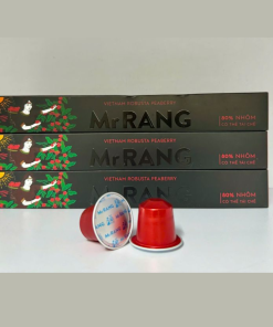 Cà phê viên nén Mr. Rang Robusta Peaberry  (10viên/hộp)