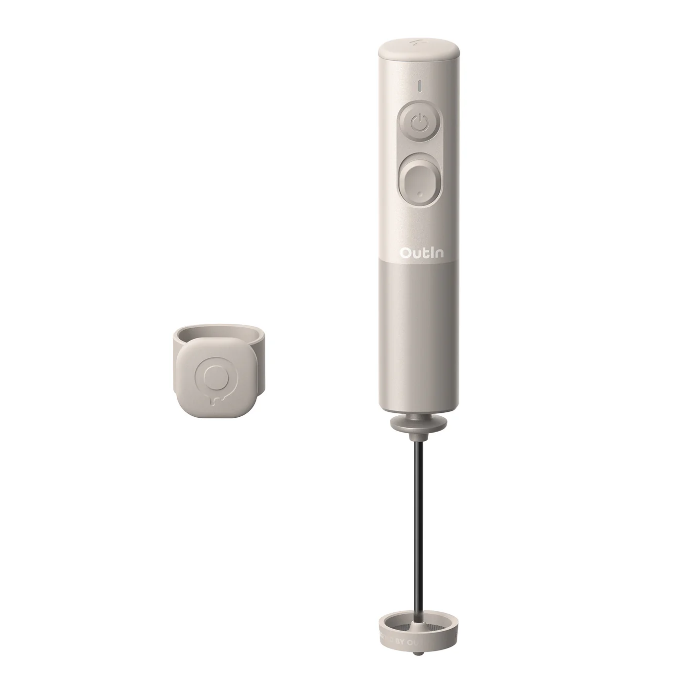 Dụng cụ đánh sữa bằng pin sạc Outin Lattogo Handheld Milk Fother, Silver